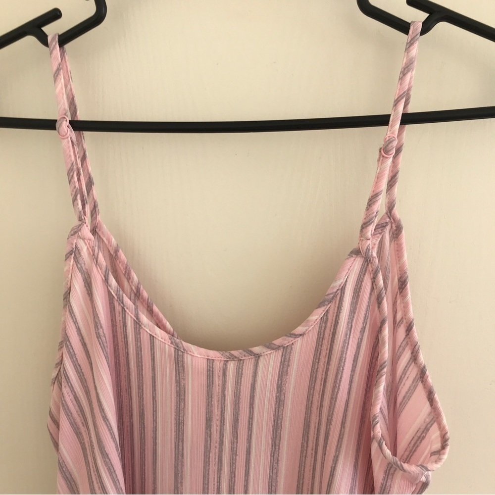 3/$15 *New* secret treasures pink stripe pajama top - Picture 5 of 8